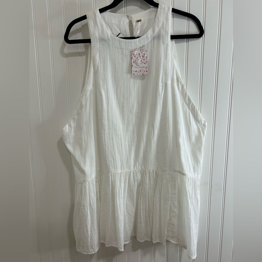 Free People women mini dress,White Sleeveless Size M